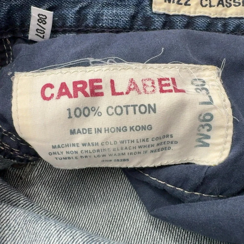 Vintage X2 Jeans Mens 36x30 Blue Cotton Regular Rise Boot Cut M22 Classic Y2K